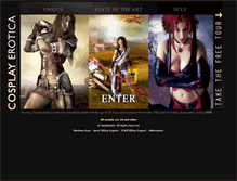 Tablet Screenshot of cosplayerotica.com